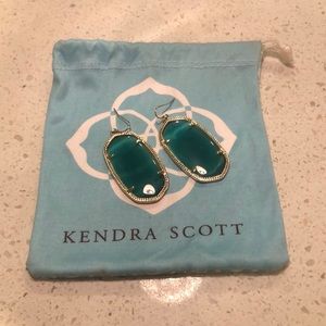 Kendra Scott Emerald Danielle Earrings